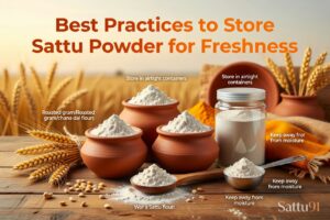Best Practices to Store Sattu Powder for Freshness