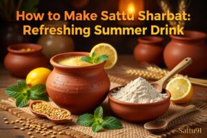 How to Make Sattu Sharbat: Refreshing Summer Drink