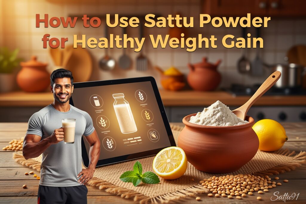 How to Use Sattu Powder for Healthy Weight Gain