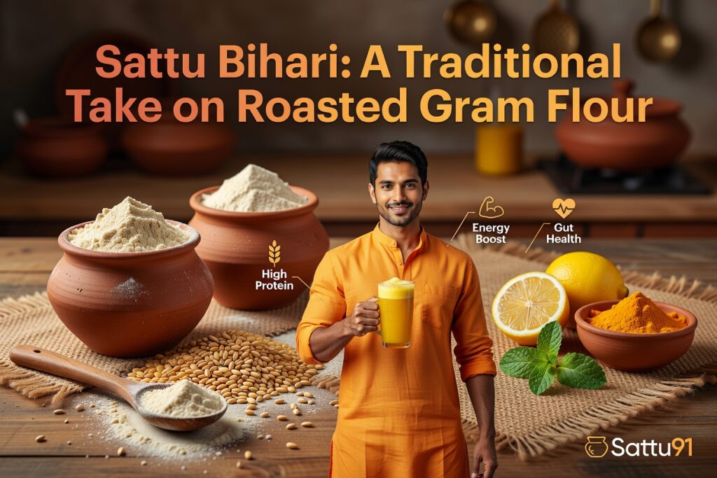 Sattu Bihari: A Traditional Take on Roasted Gram Flour
