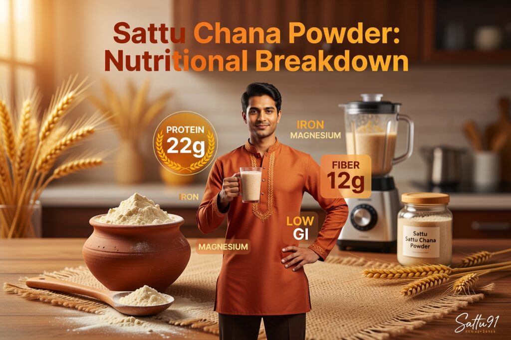 Sattu Chana Powder: Nutritional Breakdown