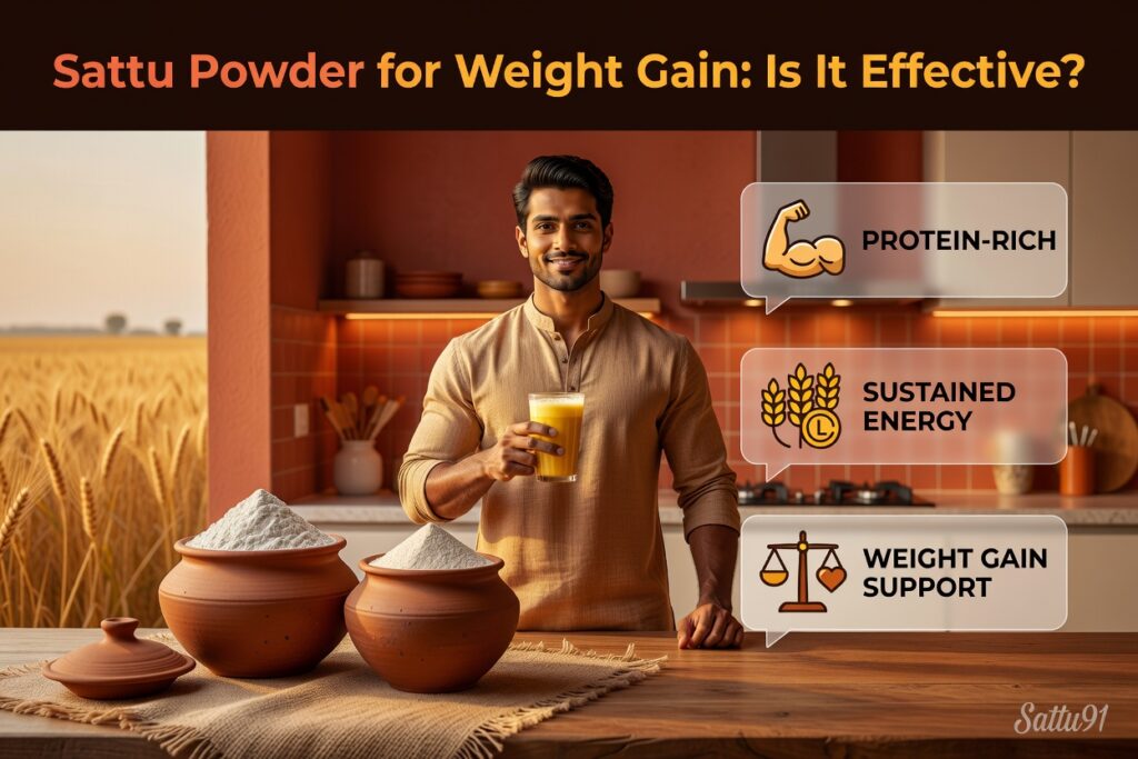 Sattu Powder for Weight Gain: Is It Effective?