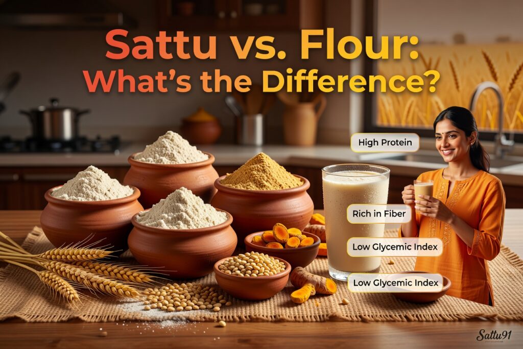 Sattu vs. Flour: What’s the Difference?