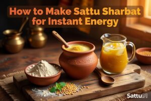How to Make Sattu Sharbat for Instant Energy