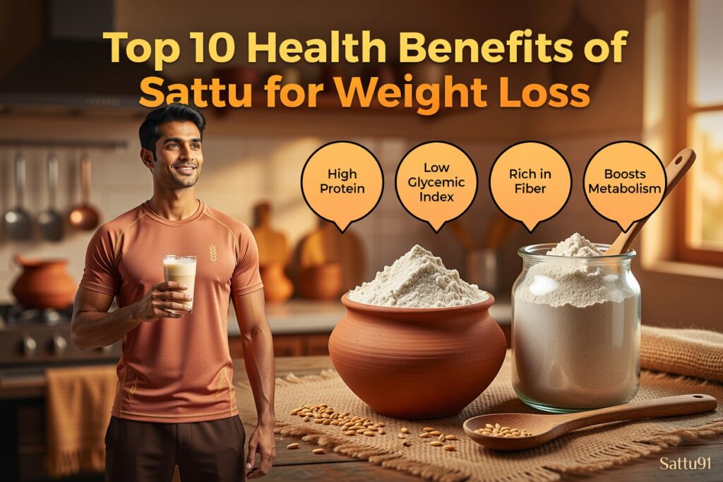Top 10 Health Benefits of Sattu for Weight Loss